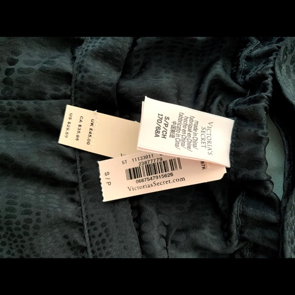 NWT Victoria’s Secret black pajamas - Picture 6 of 6